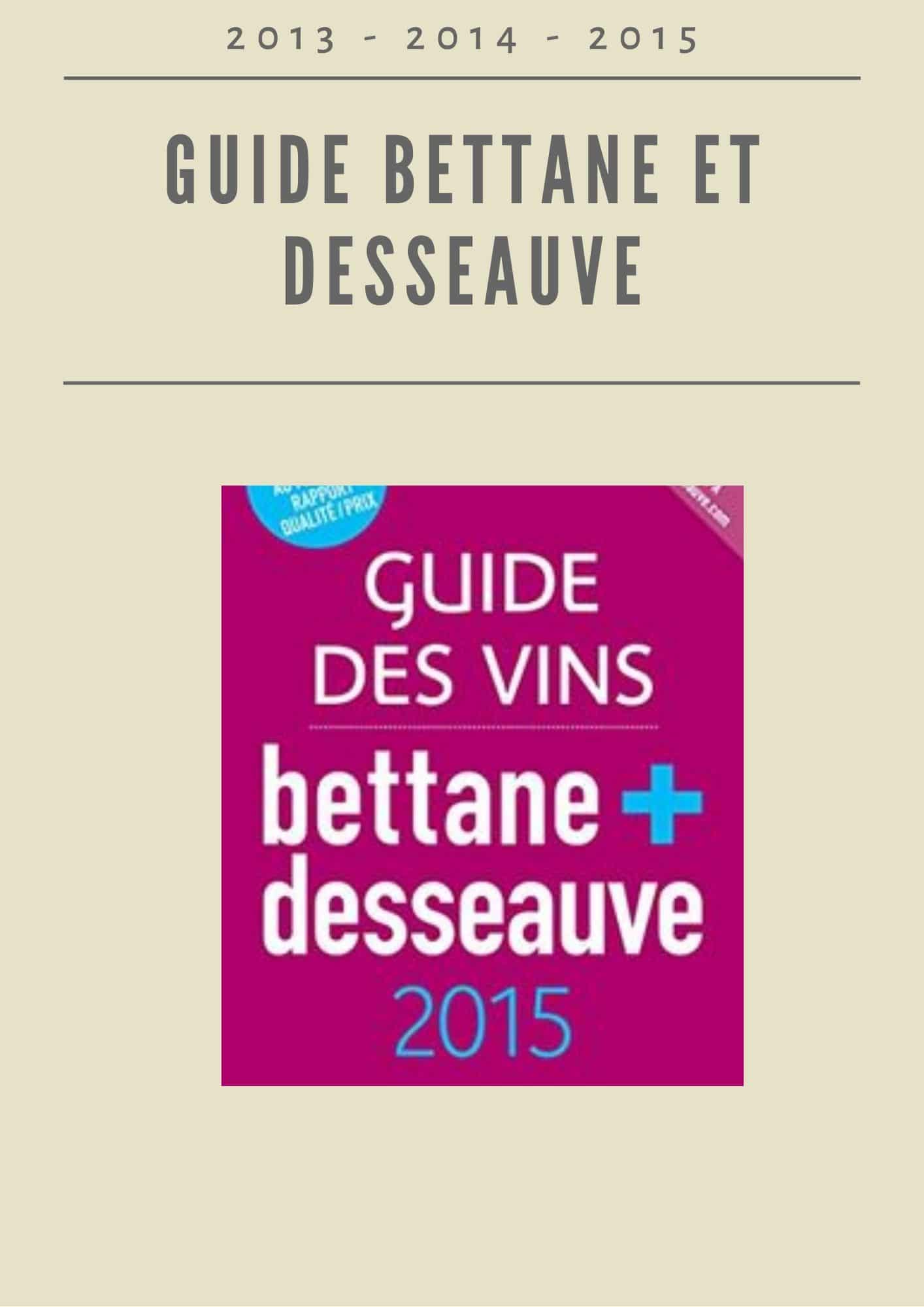 Guide Bettane et Desseauve 2015